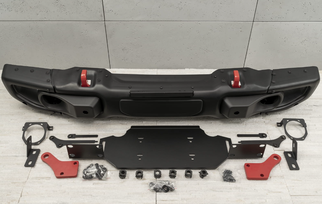 ბამპერი WRANGLER 2018-2022 JL წინა ჰიბრიდის 4XE (რკინა)